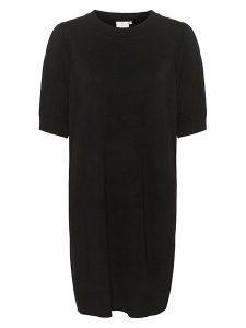 Kaffe Sukienka w kolorze czarnym rozmiar: S. Czarne sukienki Kaffe, na co dzień, s, bez wzorów, bez kołnierzyka, bez ramiączek, mini, proste. Za 113,99 zł.