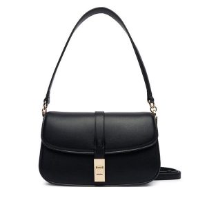 Torebka Tommy Hilfiger. Czarne torebki klasyczne TOMMY HILFIGER, bez wzorów, bez dodatków. Za 649,99 zł.