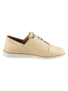 Heine Skórzane sneakersy w kolorze beżowym rozmiar: 38. Brązowe trampki Heine, bez wzorów, bez zapięcia. Za 122,67 zł.