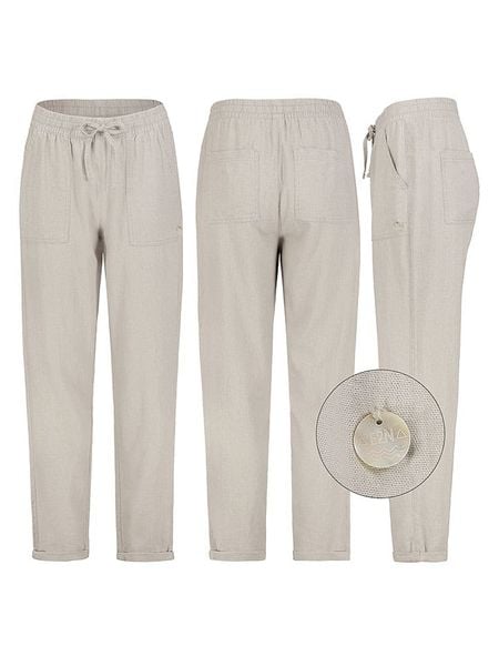 Eight2Nine Spodnie w kolorze szarym rozmiar: S. Szare spodnie z wysokim stanem Eight2Nine, bez wzorów, z materiału, z podwyższonym stanem. Za 104,64 zł.