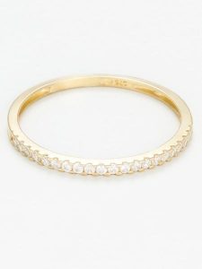 OR ÉCLAT Złoty pierścionek "Hélios" z cyrkoniami rozmiar: 60. Żółte pierścionki OR ÉCLAT, z cyrkonią, złote. Za 434,99 zł.