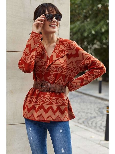 Milan Kiss Kardigan w kolorze pomarańczowym rozmiar: S. Pomarańczowe kardigany Milan Kiss, z bawełny. Za 104,39 zł.