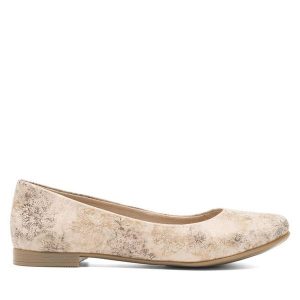 Baleriny Lasocki. Brązowe balerinki Lasocki, bez wzorów, bez obcasa, bez zapięcia. Za 89,99 zł.