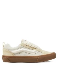 Vans Tenisówki Knu Skool VN0009QCDBS1 Beżowy. Brązowe trampki Vans, bez wzorów, z materiału, bez zapięcia. Za 249,99 zł.