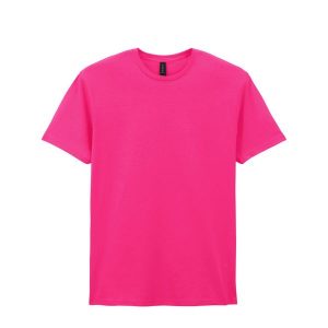 Bawełniana Koszulka Unisex Dla Dorosłych W Miękkim Stylu. Czerwone bluzki GILDAN, xl, bez wzorów, z bawełny, sportowe, bez kołnierzyka, bez ramiączek. Za 38,99 zł.