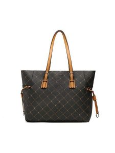 Puccini Torebka BLXP0002 Brązowy. Brązowe shopper bag Puccini, bez wzorów, ze skóry, bez dodatków. Za 239,99 zł.