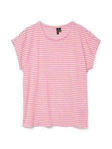 Vero Moda Koszulka w kolorze jasnoróżowym rozmiar: M. Różowe bluzki Vero Moda, m, bez wzorów, z lyocellu, bez kołnierzyka, bez ramiączek. Za 48,39 zł.