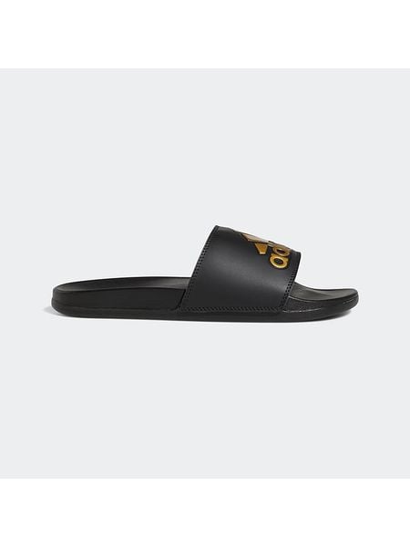 Adidas Klapki "Adilette Comfort" w kolorze czarnym rozmiar: 40,5. Czarne klapki ADIDAS, bez wzorów, z otwartym noskiem, bez obcasa. Za 144,24 zł.