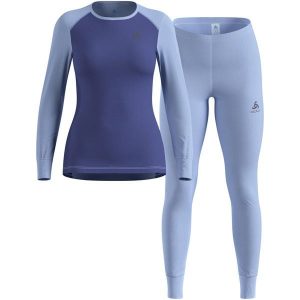 Bielizna termoaktywna - zestaw Odlo Set ACTIVE WARM Special Set. Niebieskia komplety bielizny ODLO, bez wzorów. Za 479,99 zł.