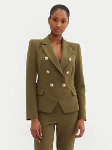 Rinascimento Marynarka CFC0122865003 Khaki Regular Fit. Brązowe marynarki i żakiety Rinascimento, xl, bez wzorów, z syntetyku. Za 449,99 zł.