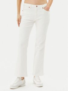 Wrangler Jeansy 112362665 Biały Bootcut Fit. Białe jeansy Wrangler, bez wzorów, z bawełny. Za 239,99 zł.