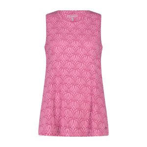 Damski tank top CMP. Czerwone koszulki sportowe CMP, bez wzorów, bez ramiączek. Za 160,00 zł.