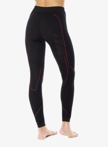 Legginsy termoaktywne damskie Brubeck Cooler. Czarne legginsy Brubeck, bez wzorów, z materiału, z podwyższonym stanem. Za 183,69 zł.