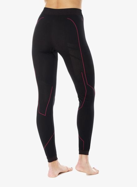 Legginsy termoaktywne damskie Brubeck Cooler. Czarne legginsy Brubeck, bez wzorów, z materiału, z podwyższonym stanem. Za 183,69 zł.