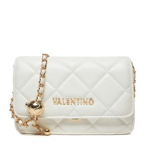 Torebka Valentino. Białe listonoszki Valentino, bez wzorów, bez dodatków. Za 579,99 zł.