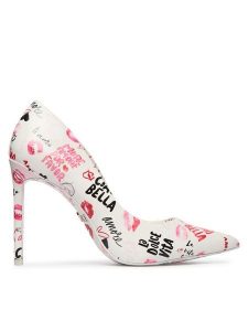 Aldo Szpilki Stasya 14296222 Biały. Białe szpilki ALDO, bez wzorów, ze skóry, bez obcasa. Za 379,99 zł.