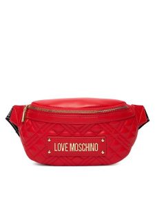 LOVE MOSCHINO Nerka JC4003PP1OLA0500 Czerwony. Czerwone nerki i saszetki LOVE MOSCHINO, bez wzorów, ze skóry, bez dodatków. Za 679,99 zł.