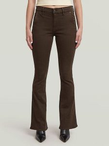 G-Star Dżinsy - Bootcut fit - w kolorze brązowym rozmiar: W32/L34. Brązowe jeansy G-Star, bez wzorów, z lyocellu. Za 206,91 zł.