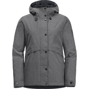 Damska Kurtka Zimowa Jack Wolfskin Snowy Park Jkt W Nieprzemakalna S. Czarne kurtki Jack Wolfskin, na zimę, s, bez wzorów, bez kaptura. Za 594,53 zł.