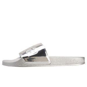 Klapki damskie Superga 1908-Pumetu. Szare klapki Superga, bez wzorów, bez obcasa. Za 139,00 zł.