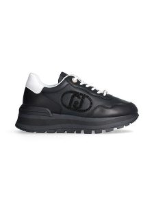 Liu Jo Skórzane sneakersy w kolorze czarnym rozmiar: 39. Czarne trampki Liu Jo, bez wzorów, z materiału, bez zapięcia. Za 390,92 zł.