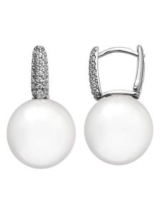 U.S. Polo Assn. Kolczyki-wkrętki z kryształami rozmiar: onesize. Białe kolczyki U.S. Polo Assn., z kryształem, metalowe. Za 94,45 zł.