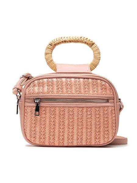 Jenny Fairy Torebka MJR-C-143-60-01 Różowy. Czerwone torebki klasyczne Jenny Fairy, bez wzorów, ze skóry, bez dodatków. Za 71,98 zł.