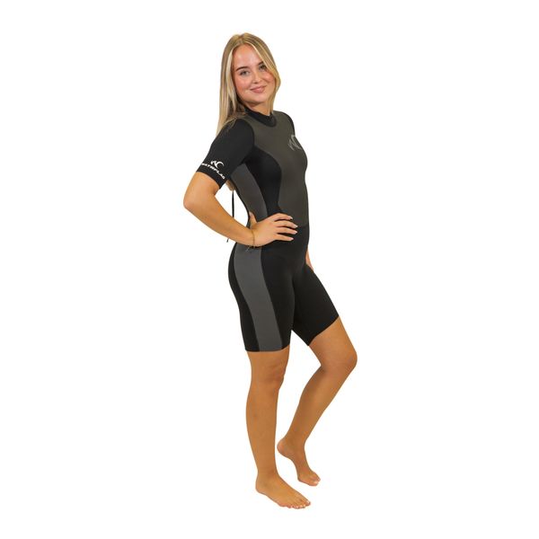 Damski shorty Watrflag Adelaide Turkusowy. Czarne kombinezony WATRFLAG, l, bez wzorów, z lycry, sportowe, bez kołnierzyka, bez ramiączek, długie. Za 319,00 zł.