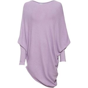 Sweter oversize z asymetrycznym dołem. Czarne swetry klasyczne bonprix, z asymetrycznym kołnierzem. Za 119,99 zł.