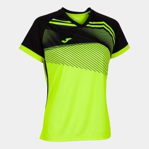 Koszulka do piłki nożnej damska Supernova II. Czarne bluzki JOMA, l, bez wzorów, sportowe, bez kołnierzyka, bez ramiączek. Za 131,99 zł.