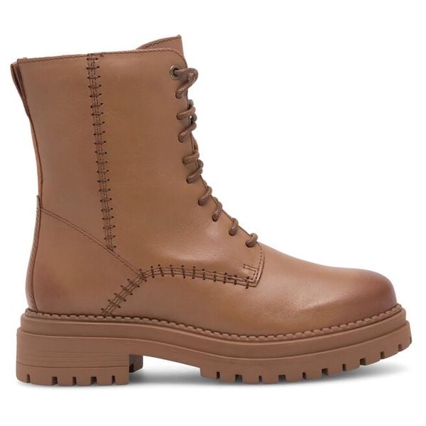 Trapery Lasocki. Brązowe buty zimowe Lasocki, bez obcasa, bez zapięcia. Za 299,99 zł.