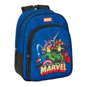 Plecak szkolny MARVEL Niebieski. Niebieskie plecaki marvel. Za 131,55 zł.