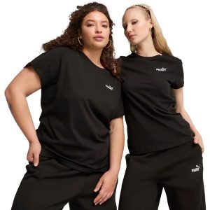 Koszulka Puma Ess Small No. 1 Logo Tee, Kobiety. Czarne koszulki sportowe Puma, bez wzorów, z bawełny, bez ramiączek. Za 140,00 zł.