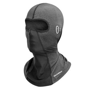 Czapka z otworem na okulary do aktywności na świeżym powietrzu. Szare czapki ROCKBROS, bez wzorów, z jedwabiu. Za 59,00 zł.