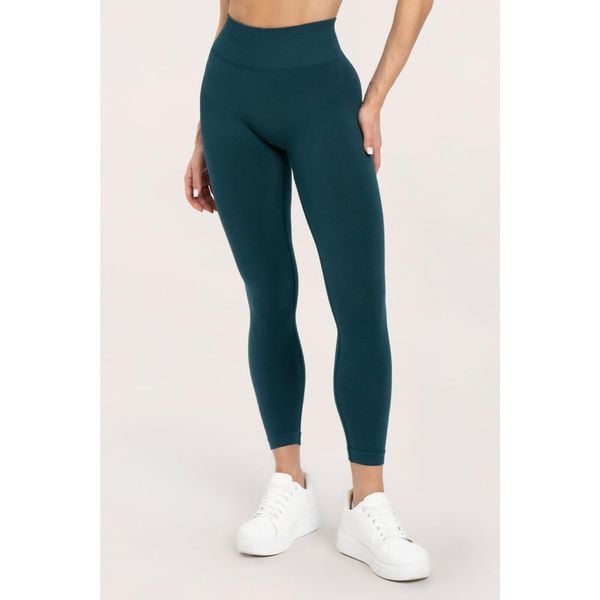 Legginsy fitness damskie Gym Glamour flexible 2.0. Zielone legginsy GYM GLAMOUR, bez wzorów. Za 169,99 zł.