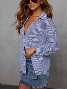 LA Angels Koszula w kolorze niebiesko-białym rozmiar: XL. Niebieskie koszule LA Angels, xl, bez wzorów, bez kołnierzyka, bez ramiączek. Za 202,03 zł.