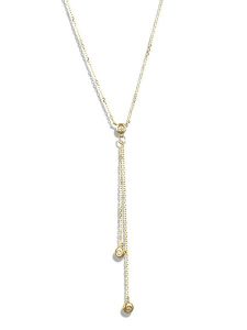 CARATELLI Złoty naszyjnik "Cordou" z diamentami - dł. 42 cm rozmiar: onesize. Żółte naszyjniki CARATELLI, z diamentem, złote. Za 991,99 zł.