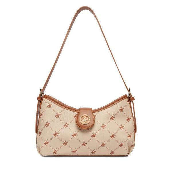 Torebka Beverly Hills Polo Club. Brązowe torebki klasyczne Beverly Hills Polo Club, bez wzorów, bez dodatków. Za 229,99 zł.