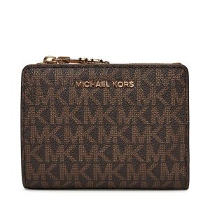 Portfel MICHAEL Michael Kors. Brązowe portfele MICHAEL Michael Kors, bez wzorów. Za 439,99 zł.