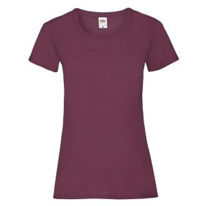 Koszulka Damska Valueweight. Brązowe bluzki FRUIT OF THE LOOM, xl, bez wzorów, sportowe, bez kołnierzyka, bez ramiączek. Za 35,99 zł.