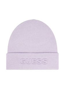Guess Czapka AW5179 POL01 Fioletowy. Fioletowe czapki Guess, z aplikacjami, z materiału. Za 129,99 zł.