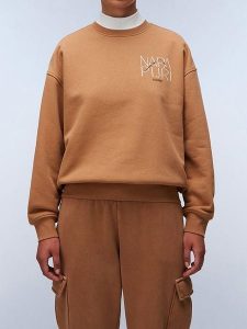 Napapijri Bluza w kolorze jasnobrązowym rozmiar: S. Brązowe bluzy Napapijri, s, bez wzorów, bez kaptura. Za 158,10 zł.