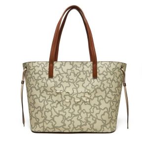 Torebka TOUS. Brązowe shopper bag Tous, bez wzorów, bez dodatków. Za 769,99 zł.
