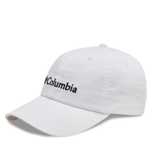 Czapka z daszkiem Columbia. Białe czapki Columbia, bez wzorów. Za 69,99 zł.