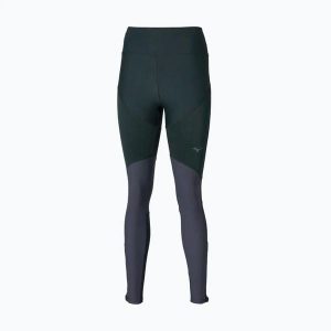 Legginsy do biegania damskie Mizuno Tech Thermal Charge Long. Czarne legginsy Mizuno, bez wzorów, z materiału. Za 229,99 zł.
