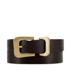 Pasek Damski GINO ROSSI. Brązowe paski Gino Rossi, bez wzorów. Za 129,99 zł.