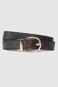 VALENTINO Czarny dwustronny pasek damski. Czarne paski Valentino by Mario Valentino, bez wzorów. W wyprzedaży za 144,14 zł.