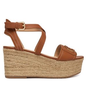 Espadryle Liu Jo. Brązowe espadryle Liu Jo, bez wzorów, bez obcasa. Za 559,99 zł.