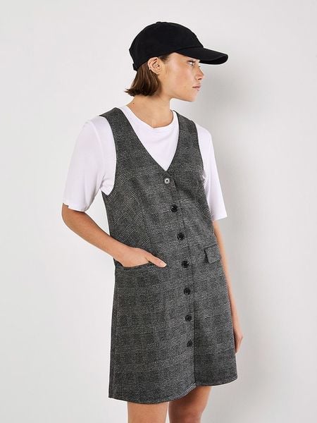 Apricot Sukienka w kolorze czarnym rozmiar: M. Czarne sukienki Apricot, na co dzień, m, bez wzorów, bez kołnierzyka, bez ramiączek, mini, proste. Za 104,89 zł.