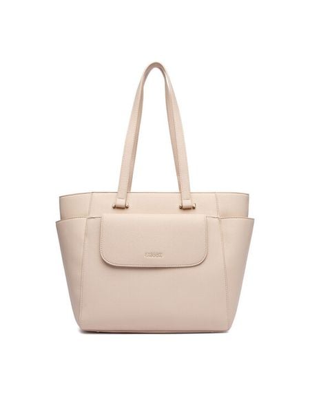 Lasocki Torebka CEO-LSK-X-004-10 Beżowy. Brązowe shopper bag Lasocki, bez wzorów, ze skóry, bez dodatków. Za 239,99 zł.